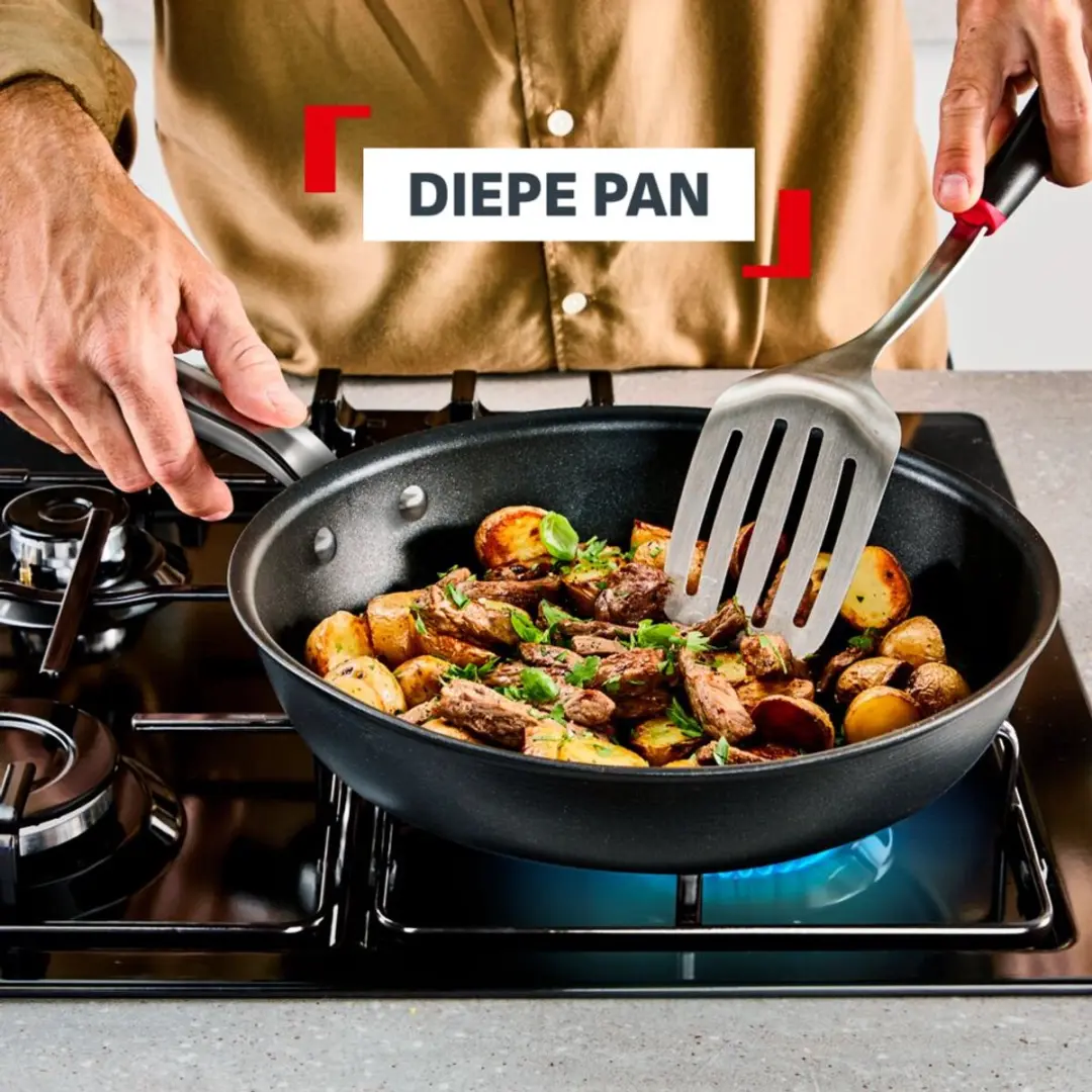 Tefal Experience G3349032 Pannenset 24/28cm - 2 Stuks - Zwart
