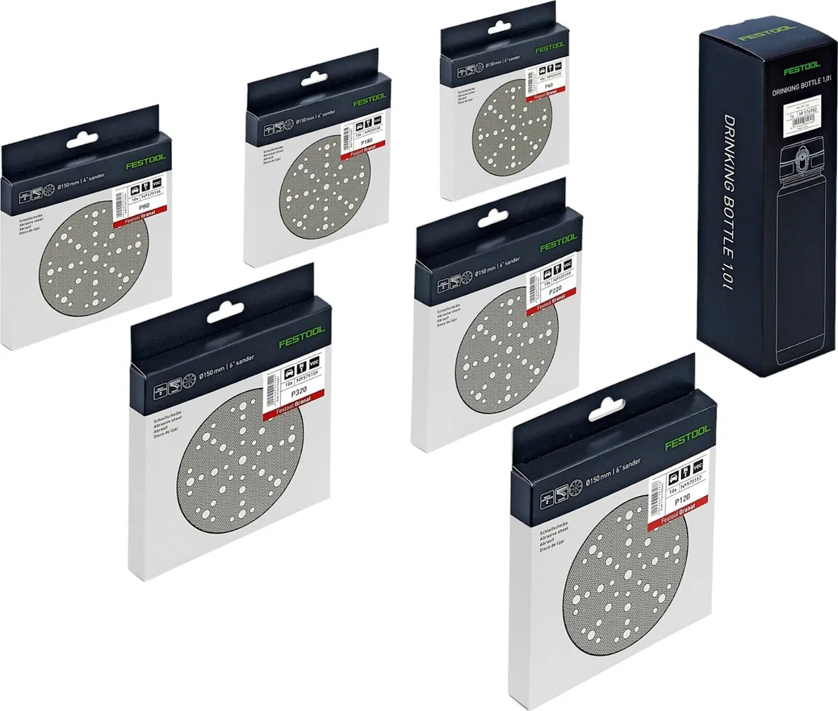 Festool STF D150/48 GR-Set Schuurschijven - 60 Stuks - afbeelding 6 van 6