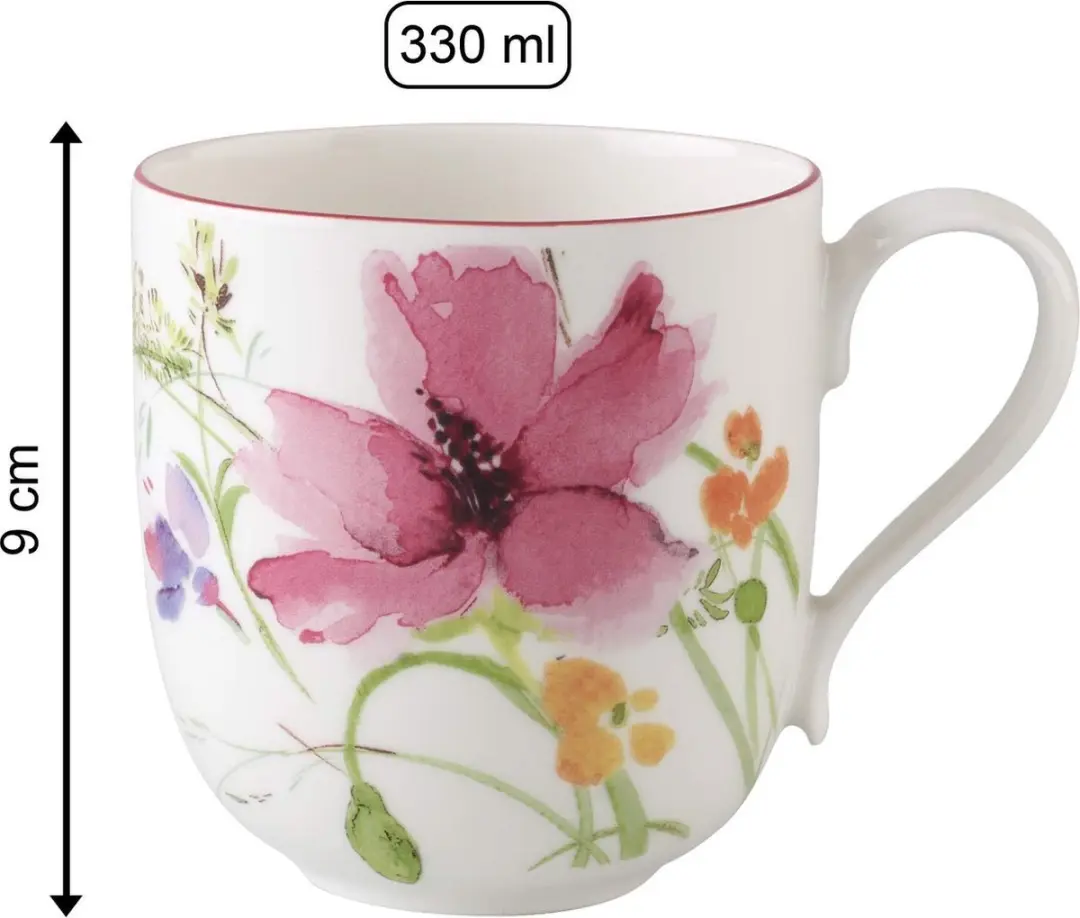 Villeroy & Boch Mariefleur Basic Koffiebeker - 330ml - 6 Stuks