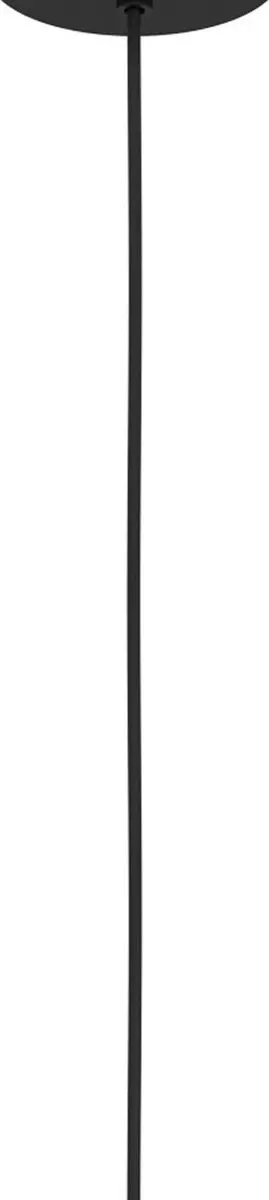 Eglo Prestwick 3 Hanglamp E27 - Ø7cm - Zwart/Grijs