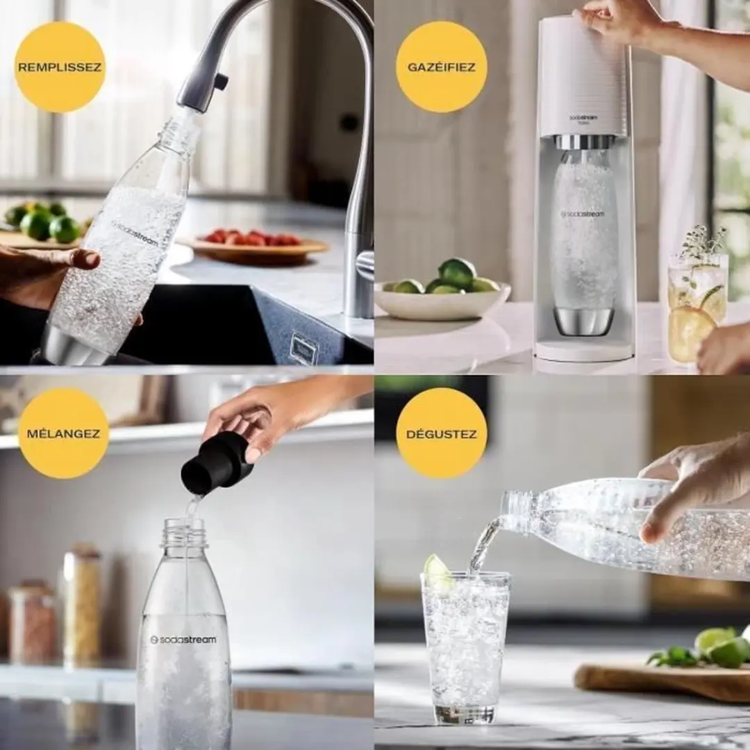 SodaStream Fuse 1L Flessen - Tweekleurig - afbeelding 3 van 6