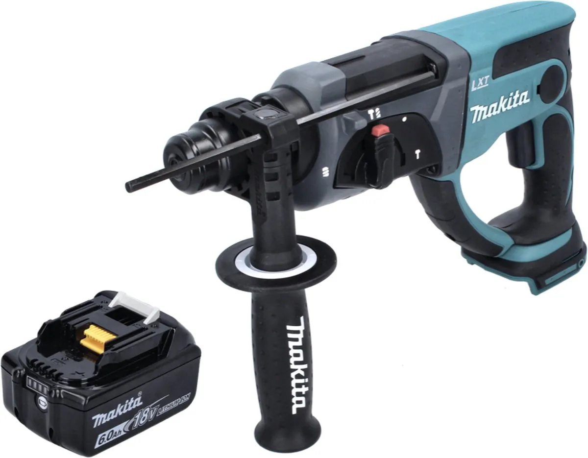 Makita DHR202G1 CombiHamer 18V 2,0J SDS-Plus - 1x 6,0Ah Accu