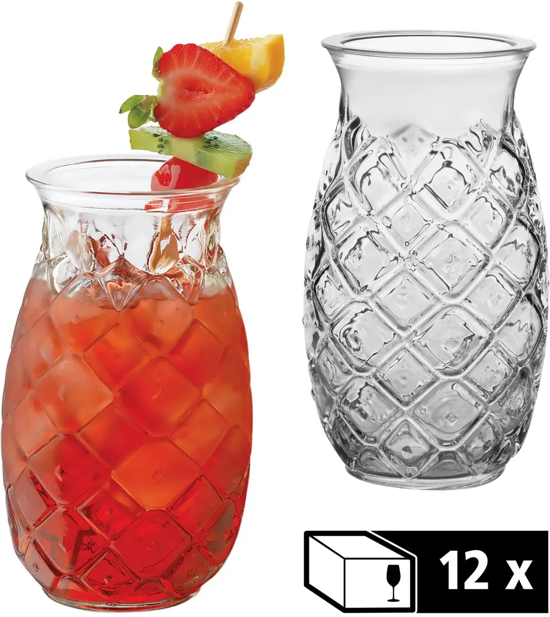 Libbey Waterglazen 502ml - 12 Stuks - Transparant
