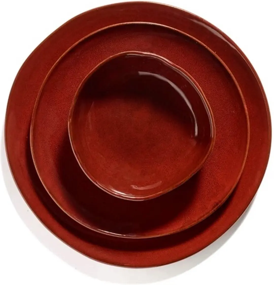 Serax Marie Michielssen La Mère Plat Bord 27cm - Rood