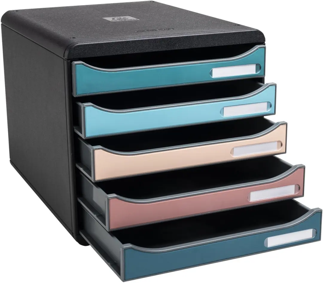 Exacompta Ladenbox Big Box Plus 5 Laden - Geassorteerd