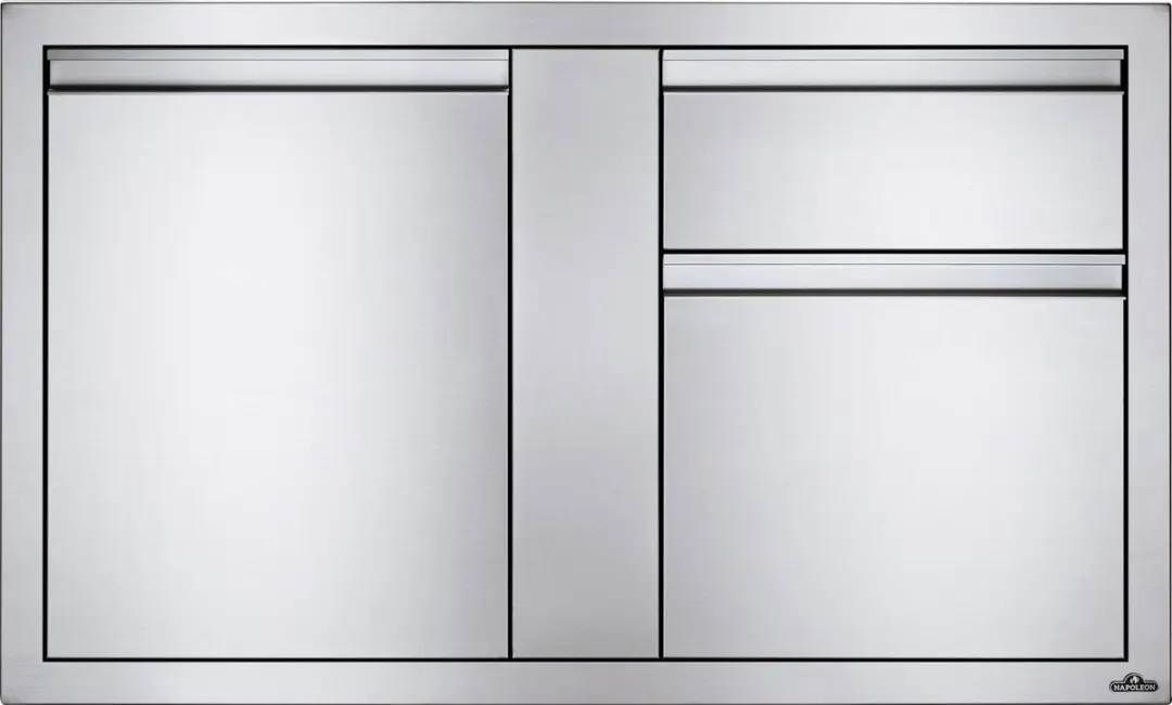 Napoleon Grills Inbouwdeur Afvalkast Combinatie 115x71cm