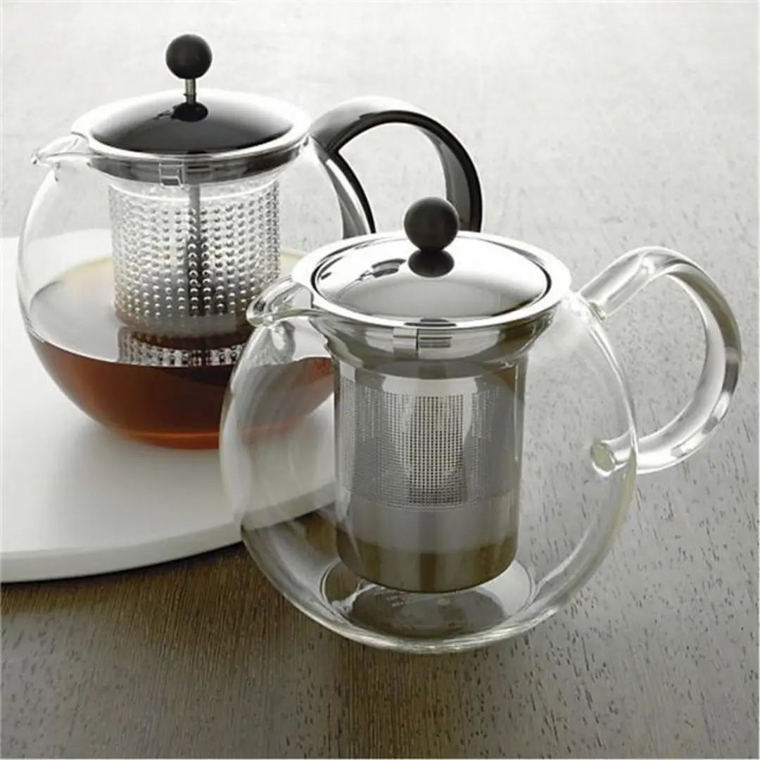 Bodum Assam Theepot 1L - 8 Koppen - Zwart