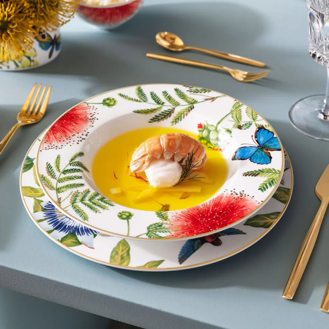 Villeroy & Boch Suppenteller Amazonia Anmut Ø24,6cm - 6 Stuks