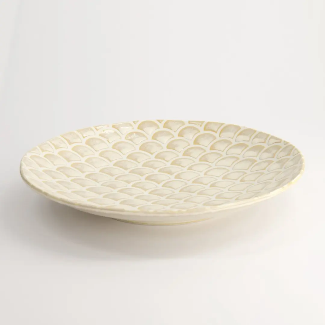 Tokyo Design Studio Titanium Matte Mermaid Bord 25x3,7cm - Zwart