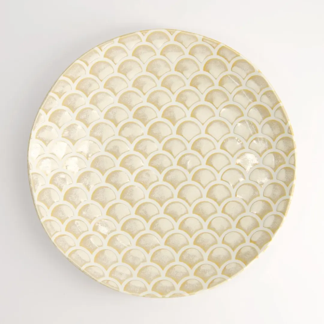 Tokyo Design Studio Titanium Matte Mermaid Bord 25x3,7cm