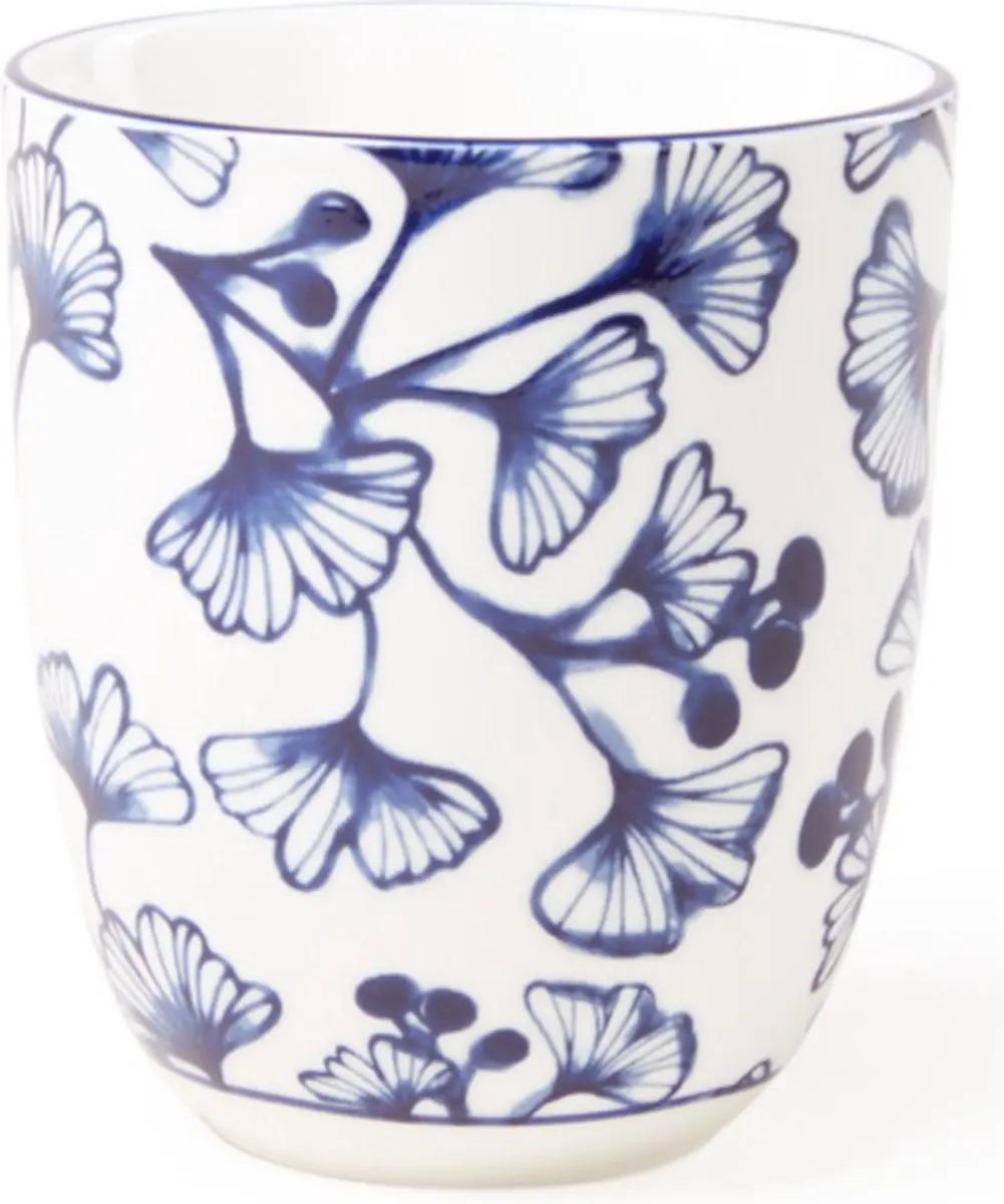 Tokyo Design Studio Flora Japonica Theeset - 1300ml - 5-delig - Blauw/Wit