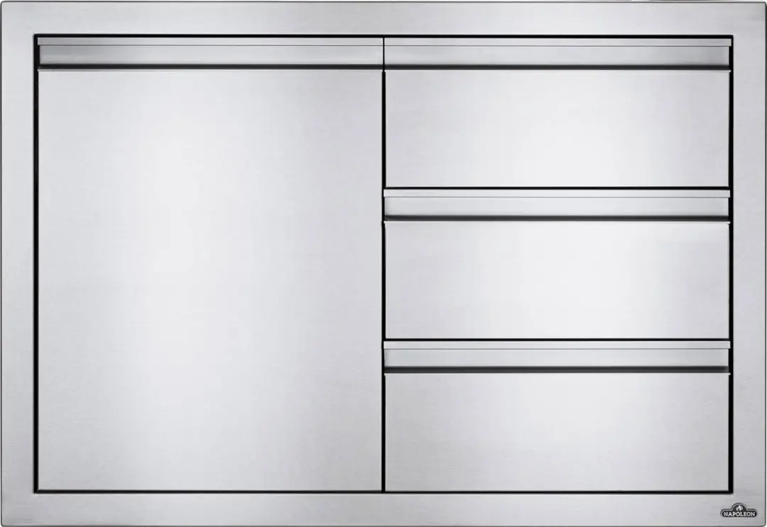 Napoleon Grills Inbouwdeur 3 Lades 100x71cm