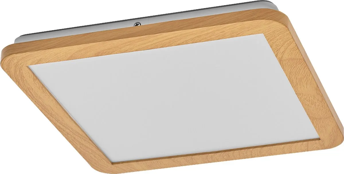 LEDVANCE Orbis Disc Wandlamp 22W 1800lm Click CCT - Hout 30x30cm IP44