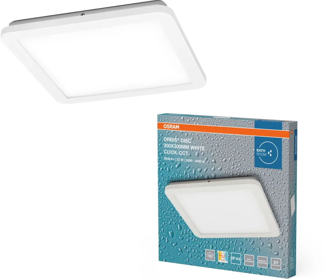 Osram Orbis Disc Wand-/plafondlamp 22W 1800lm Click CCT - Wit
