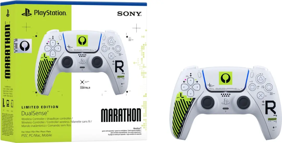Sony DualSense Marathon New Edition PS719024668 Gamecontroller - Zwart/Wit - afbeelding 2 van 3