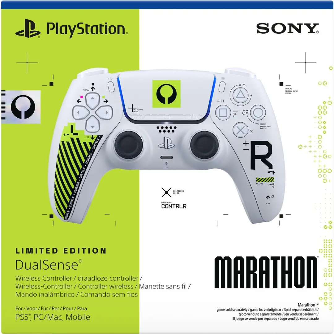 Sony DualSense Marathon New Edition PS719024668 Gamecontroller - Zwart/Wit - afbeelding 3 van 3