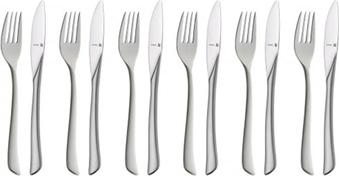 WMF Virginia Ontbijtset 12-delig - Zilver