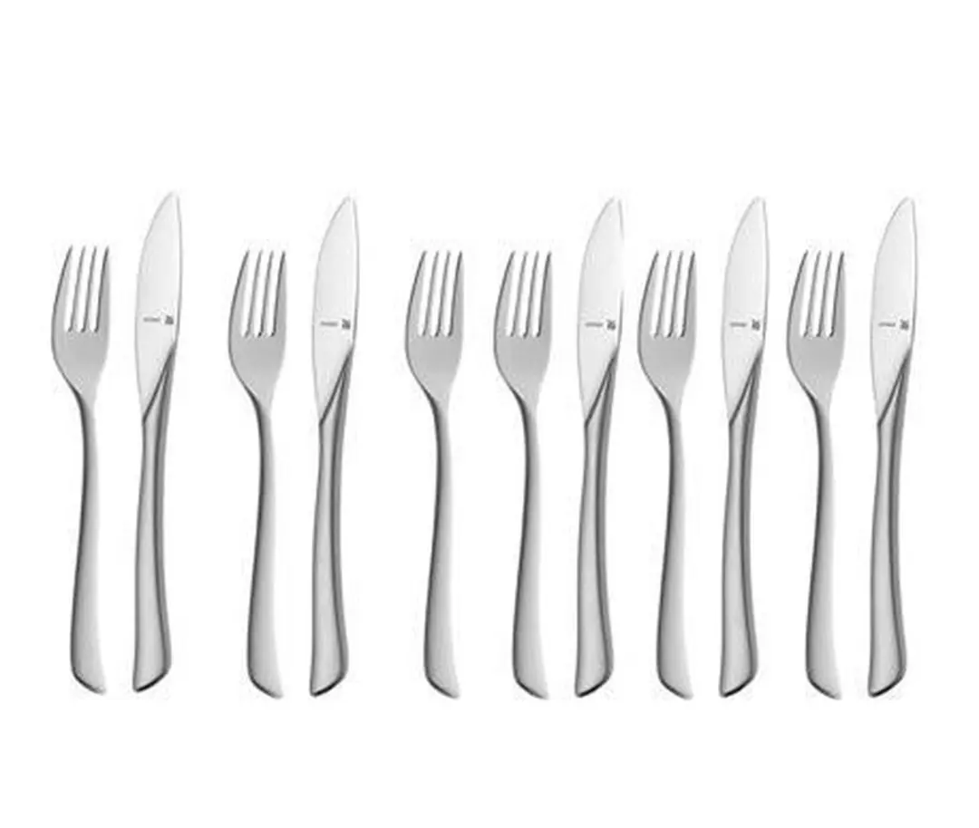 WMF Virginia Ontbijtset 12-delig - Zilver