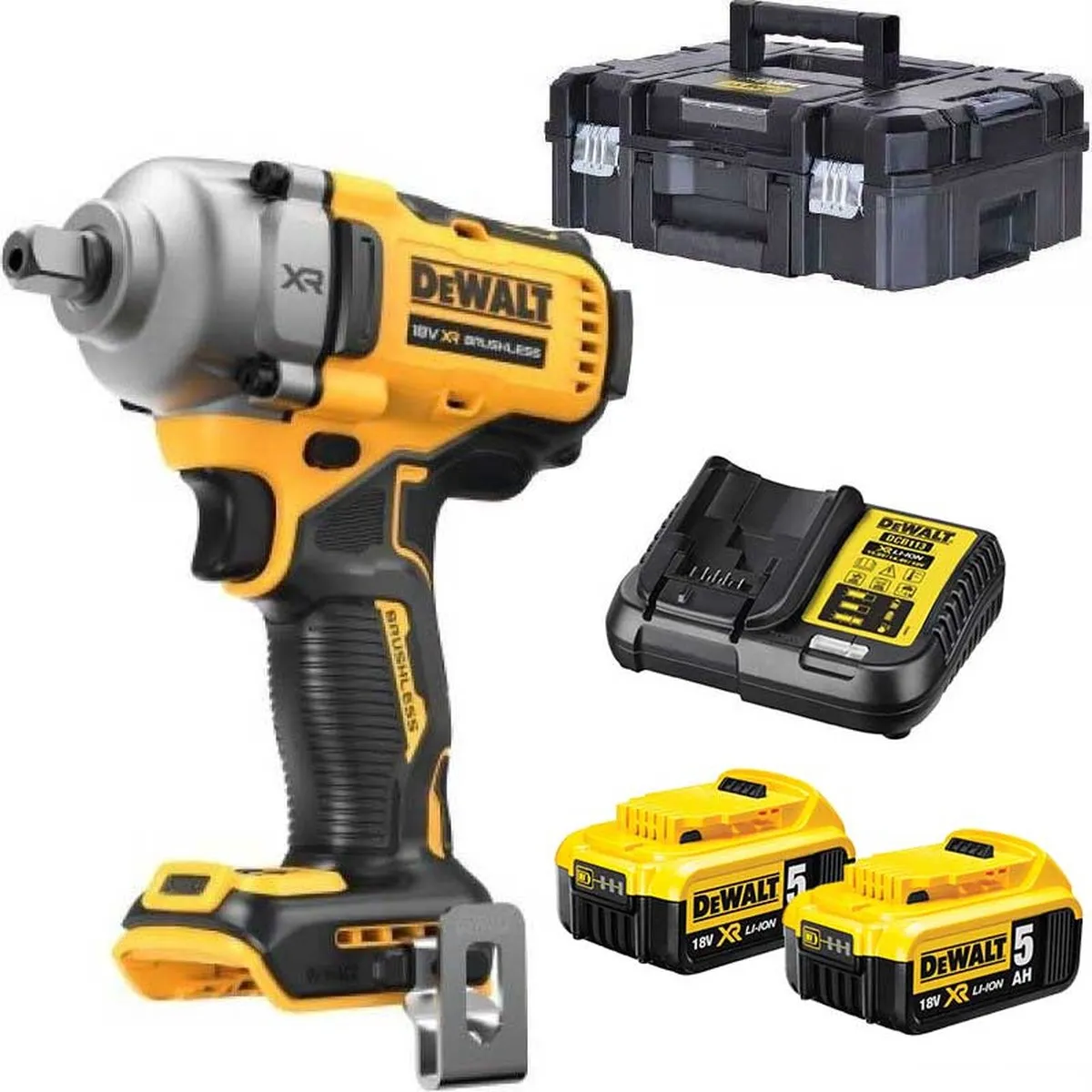 DeWalt DCF892P2T Accu Slagmoersleutel 18V XR - 12 Stuks - afbeelding 6 van 6