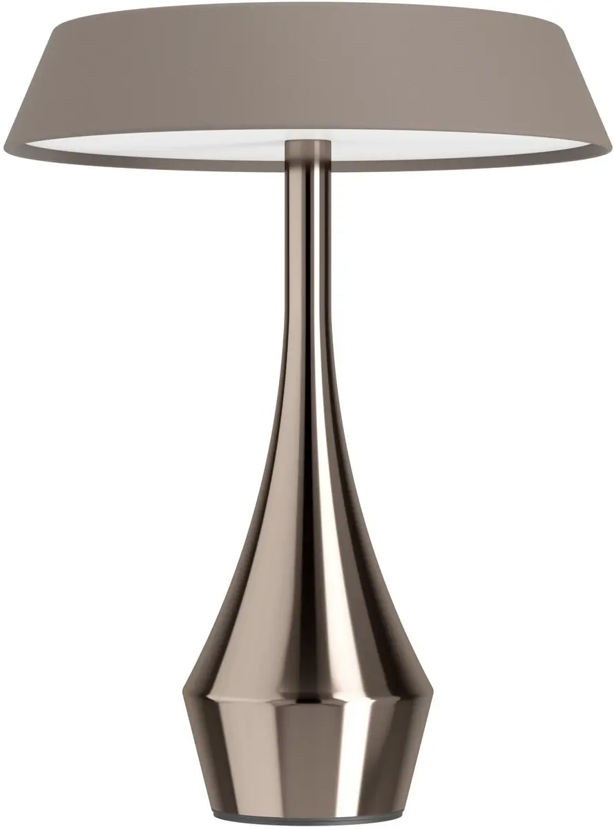 Eglo Turcio Oplaadbare Tafellamp 20cm - Donker Brons - Instelbaar wit licht