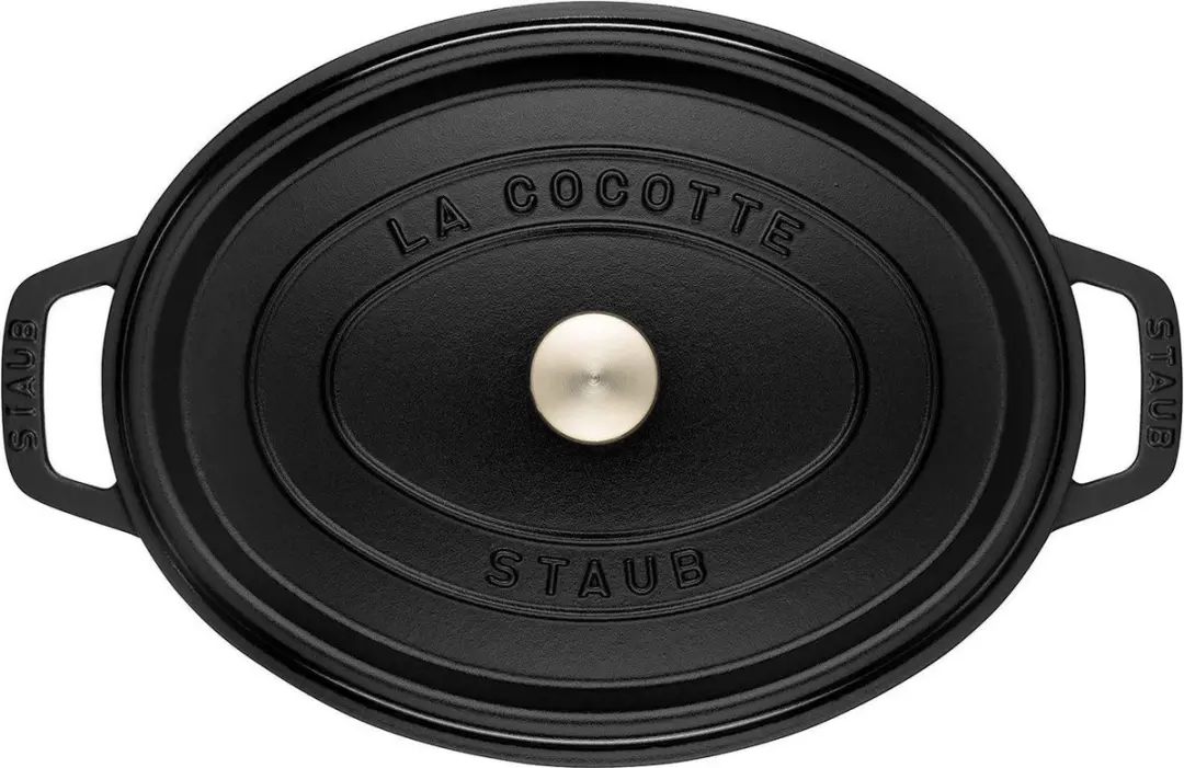 Staub Braadpan Ovaal Zwart - ø 33 cm / 6.7L