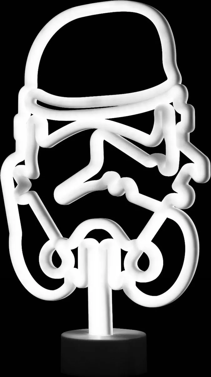 Star Wars Stormtrooper Neonlamp - USB Wit - afbeelding 6 van 6