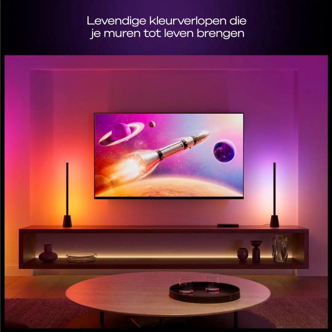 Philips Hue Play LED Tafellamp - 5,8W RGBW - Zwart