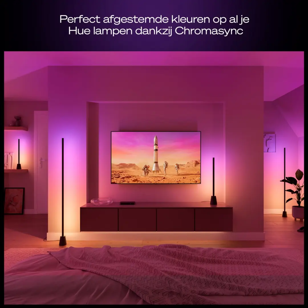 Philips Hue Play LED Tafellamp - 5,8W RGBW - Zwart
