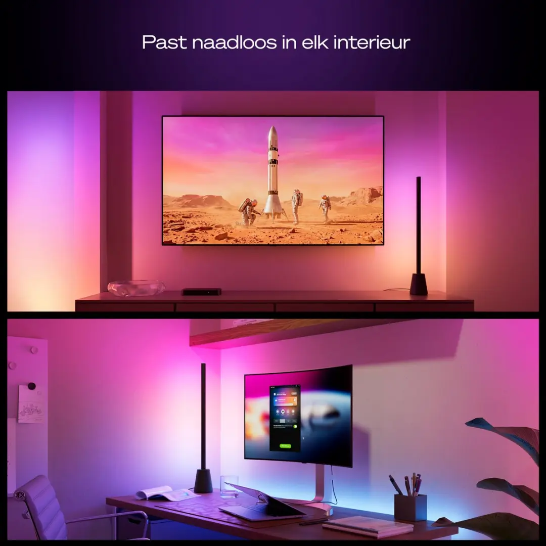 Philips Hue Play LED Tafellamp - 5,8W RGBW - Zwart