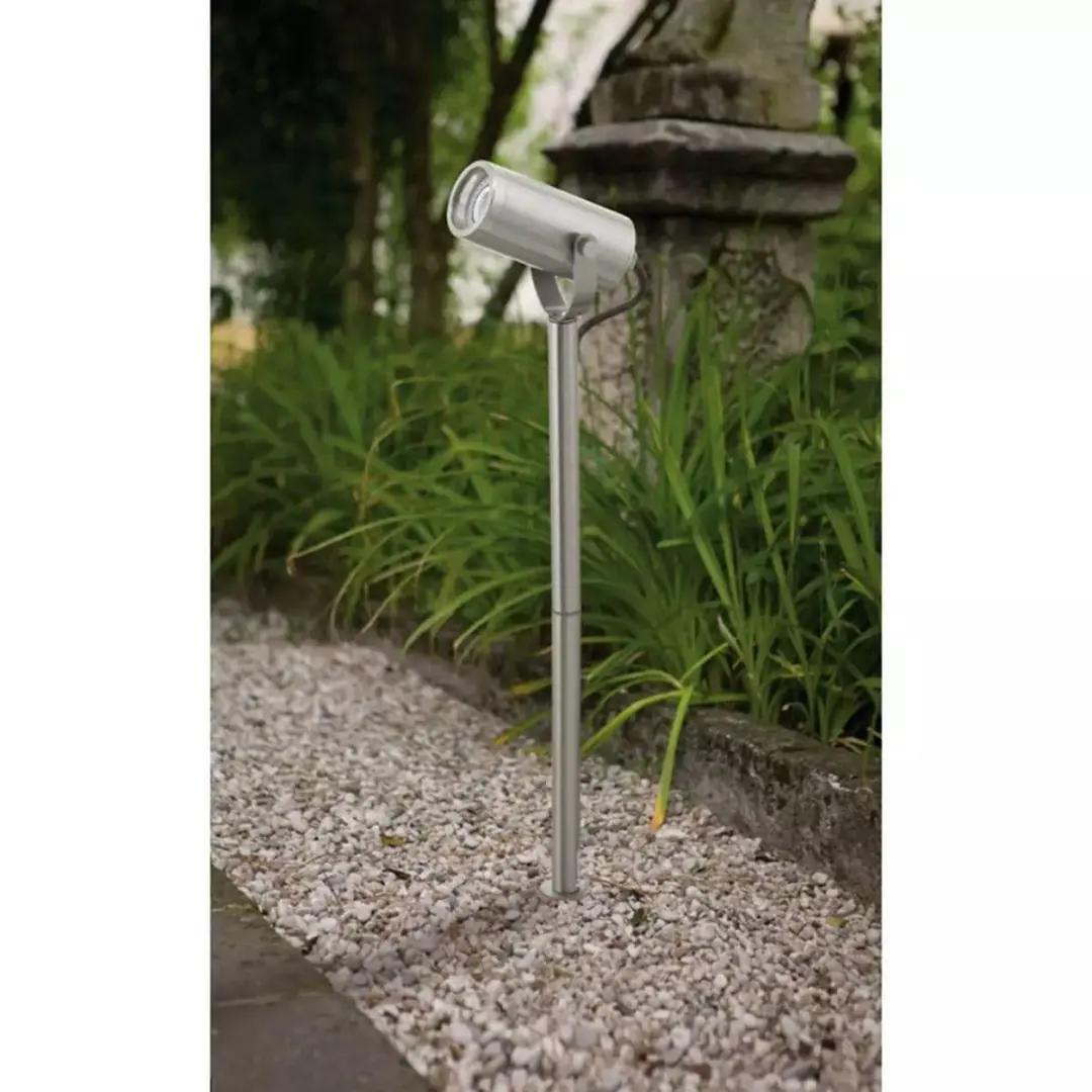 Eglo Riga 1 LED Grondspies 5W - RVS