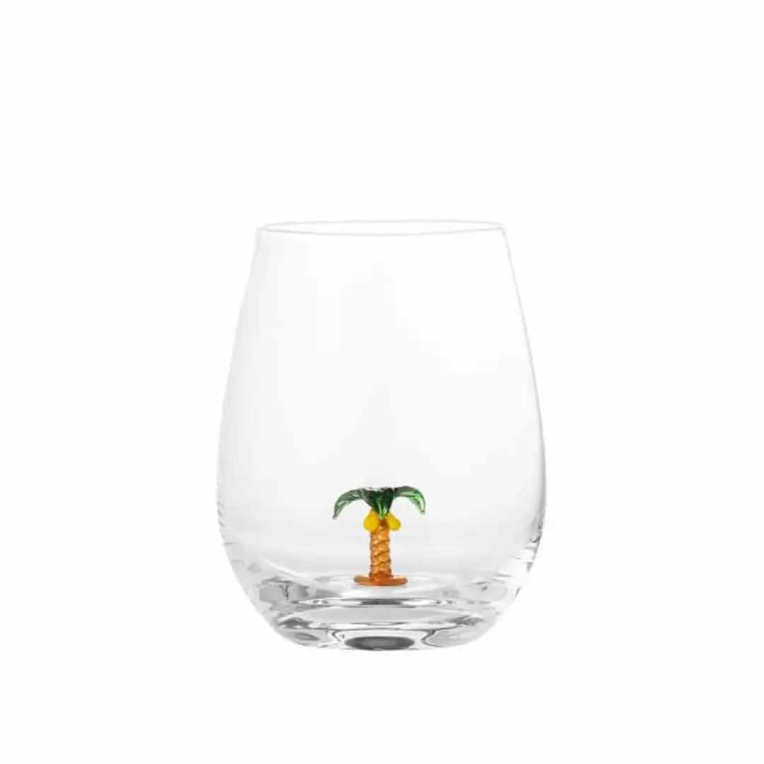 Bloomingville Misa Drinkglas Palmboom