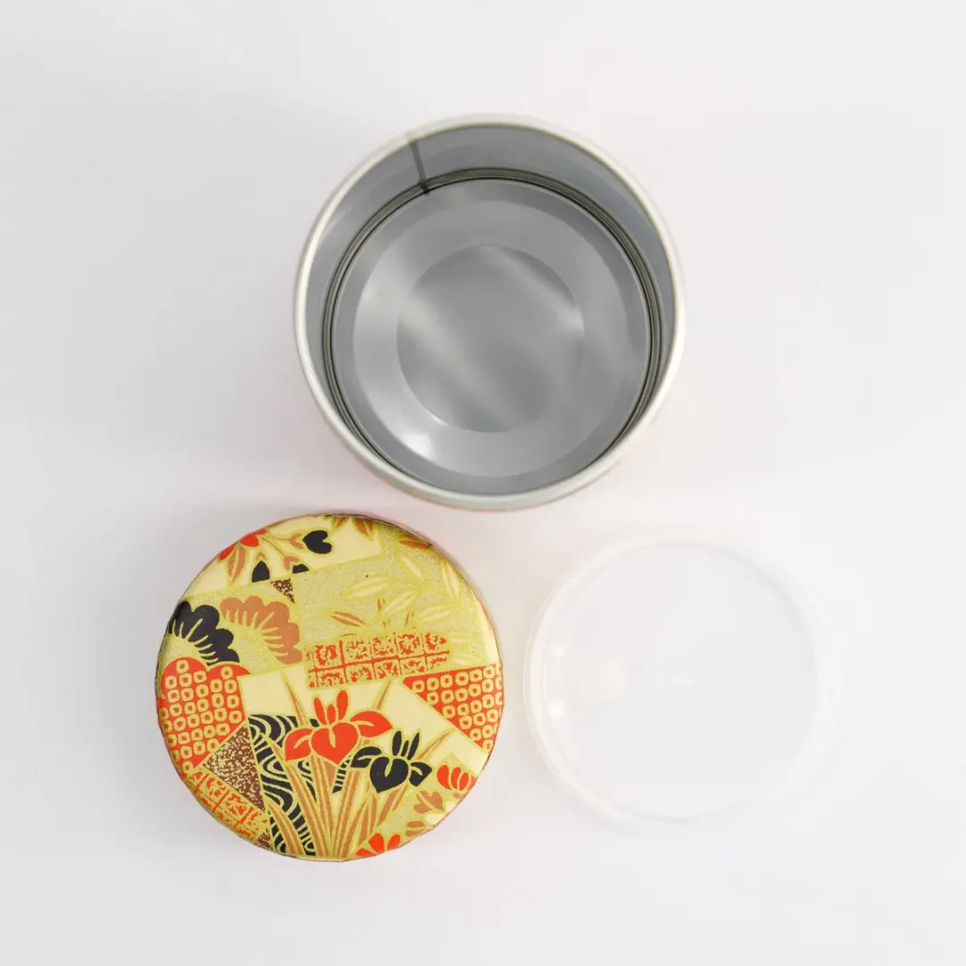Tokyo Design Studio Flower Theeblik - Rood/Goud - 200g - 7,4x15,5cm