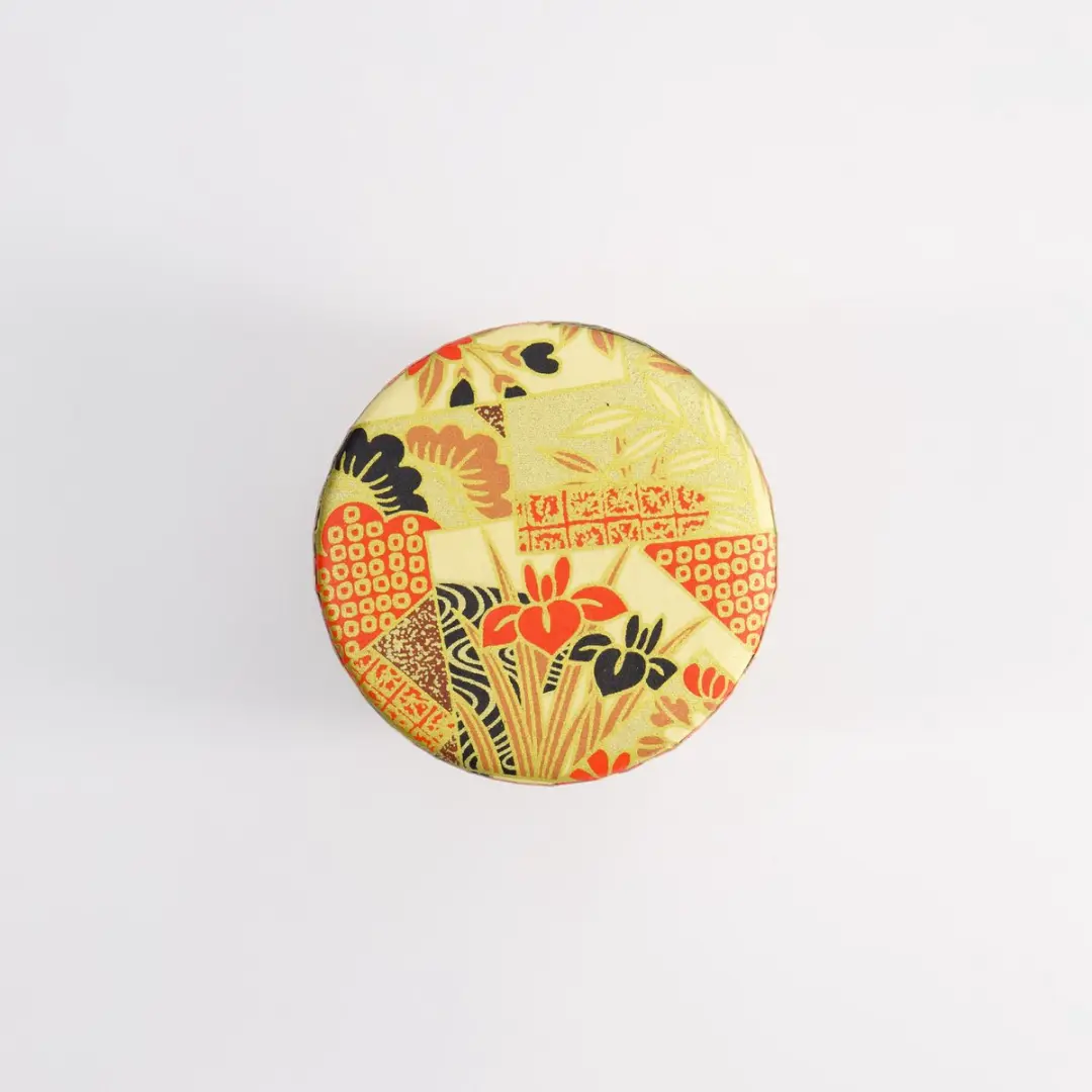Tokyo Design Studio Flower Theeblik - Rood/Goud - 200g - 7,4x15,5cm
