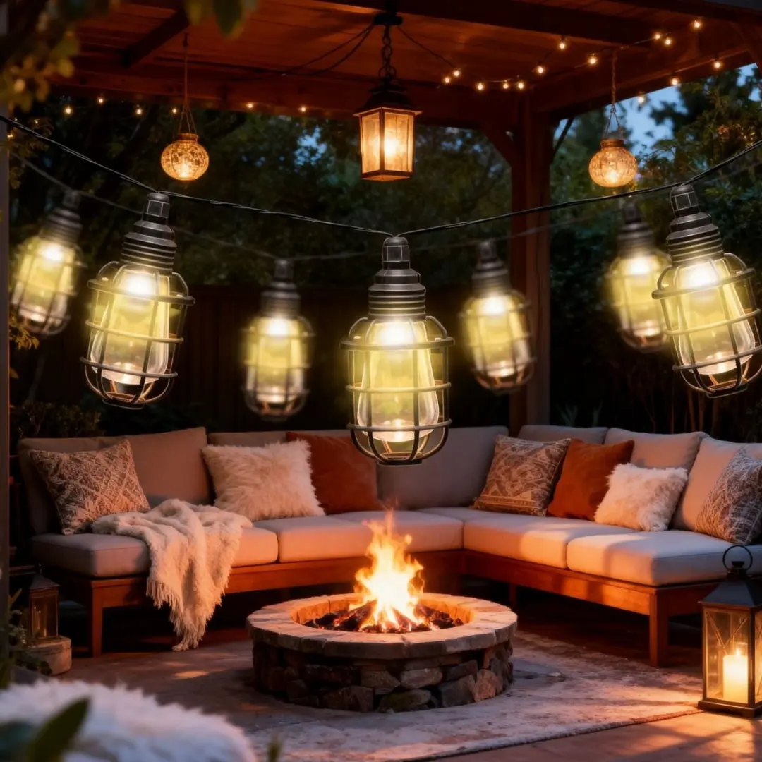Grundig Solar Tuinverlichting 10 LED - Warm Wit - IP44
