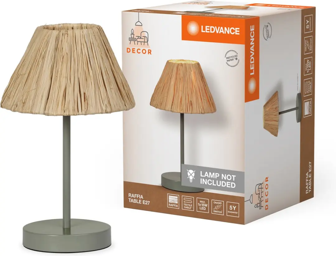 LEDVANCE Decor Raffia Tafellamp E27