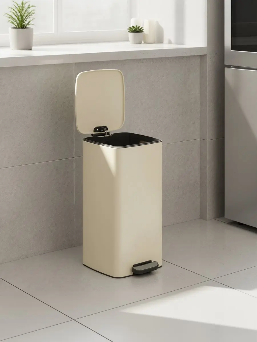 Songmics LTB593A02 Pedaalemmer 30L - Beige