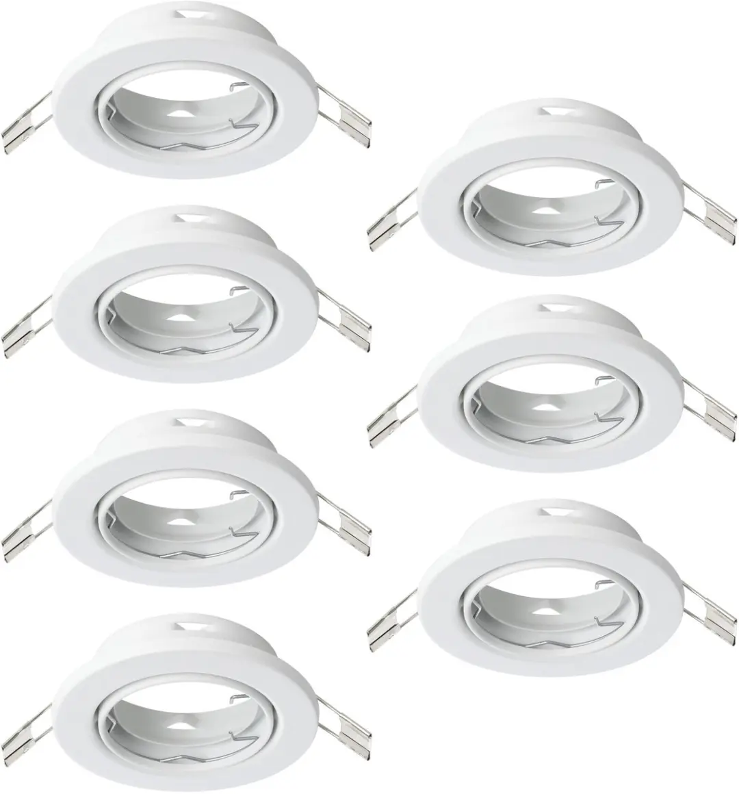 Eglo Agulo Inbouwspot 7x Ø86cm GU10 - Wit