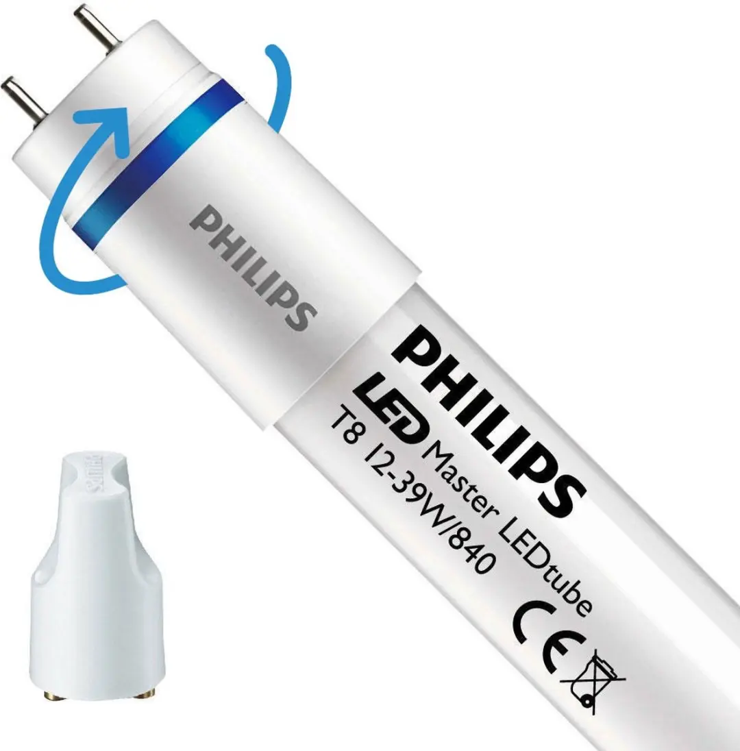 Philips LED T8 MASTER High Output 12W 1575lm - 90cm Koel Wit Rookglas