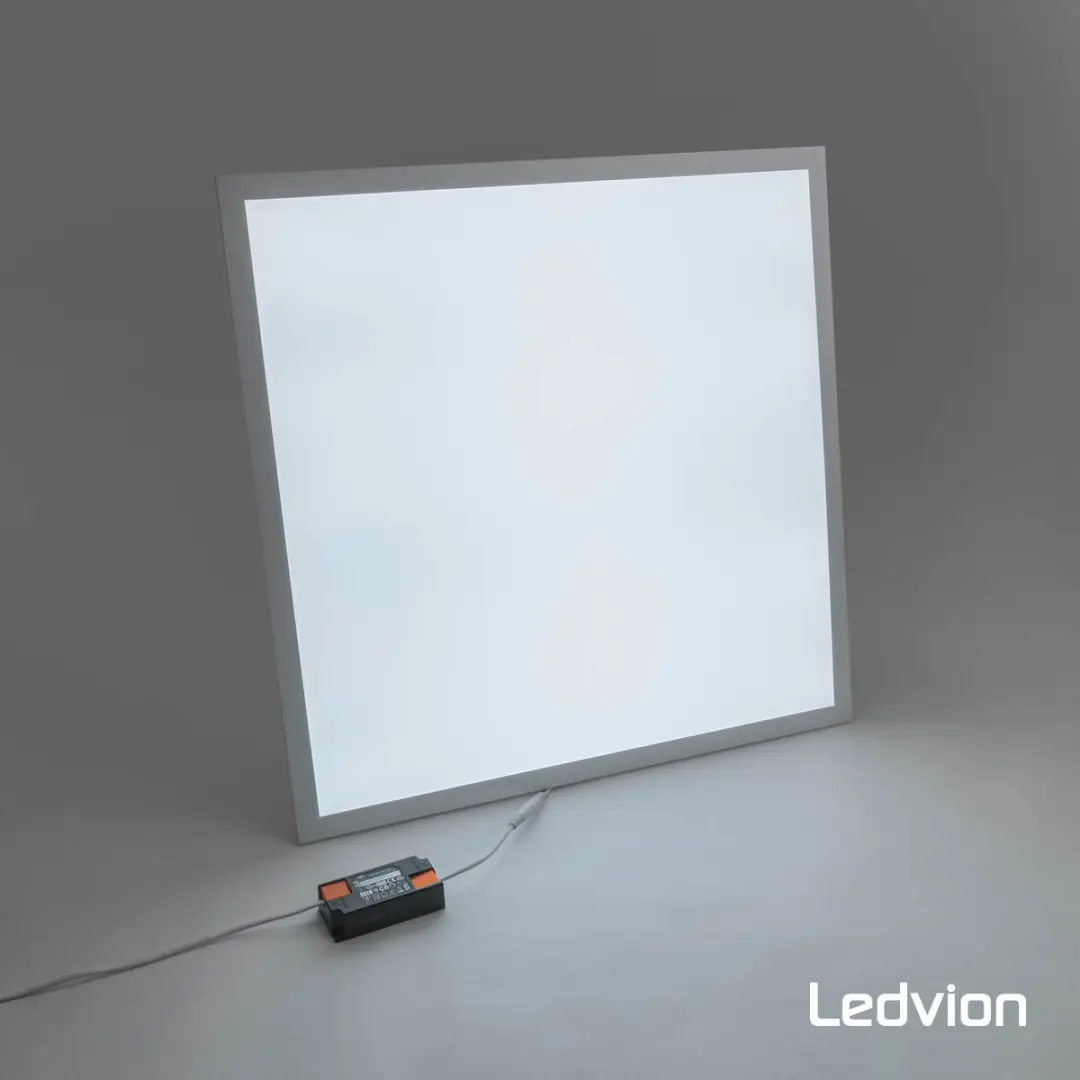 LEDVION 6X LED Paneel 60x60cm 24W 6500K - 6 Stuks