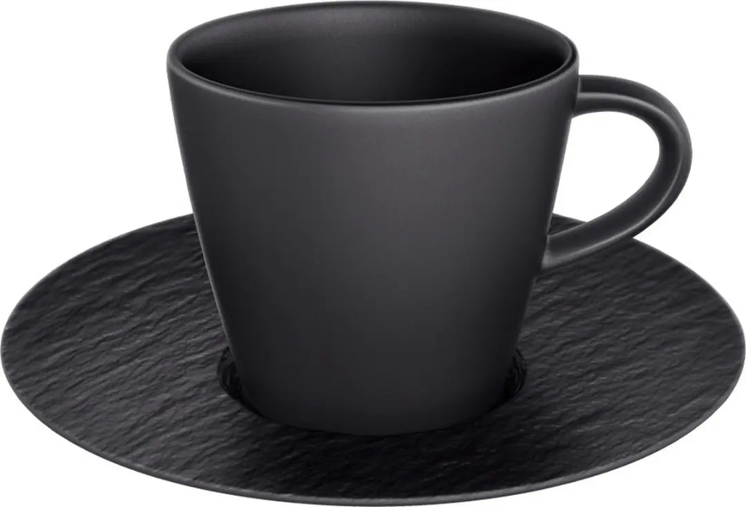 Villeroy & Boch Manufacture Rock Espressokopje & Schotel 60ml