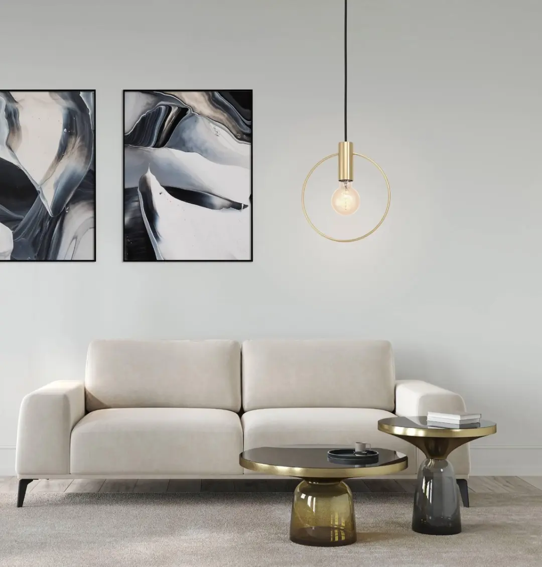 Eglo Manizales Hanglamp - 3x E27 - 25cm - Koper