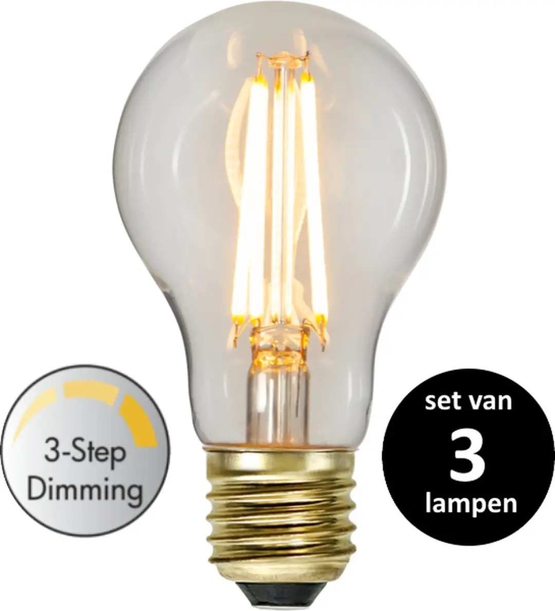 Star Trading LED Lamp E27 6.5W Warm Wit