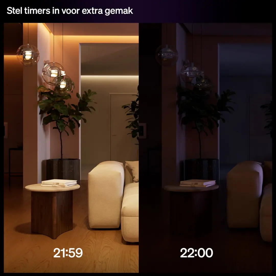 Philips Hue Bedrade Wandschakelaar 2 Kanalen - Wit