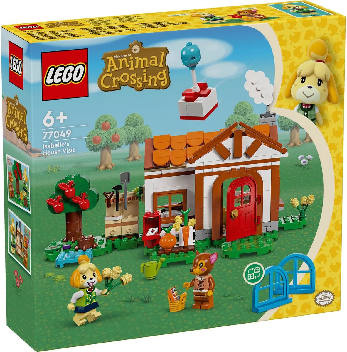 LEGO Animal Crossing Isabelle op Visite 77049