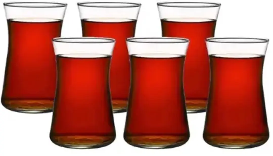 Pasabahce Heybeli Theeglazen Set 6x170ml - Transparant