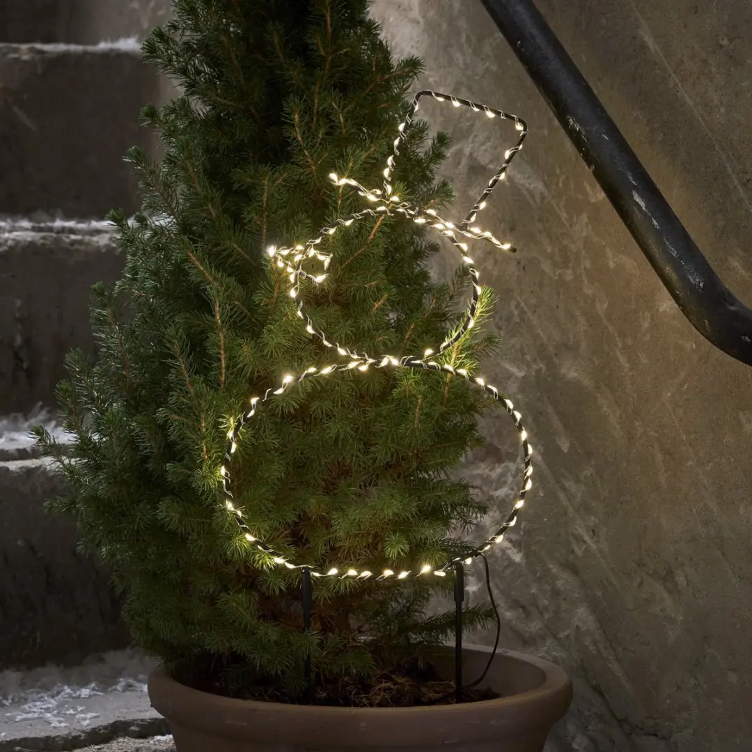 Star Trading Iceman LED Kerstlamp 37cm - Batterijvoeding