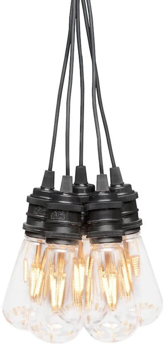 Konstsmide Lichtsnoer Partylight Extensie 2352-800 - 10x Zwart