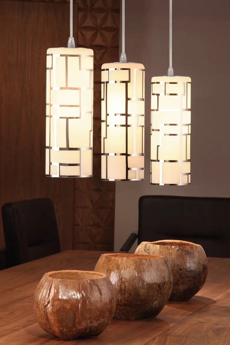 Eglo Bayman Hanglamp 3 Lichts - Wit/Chroom