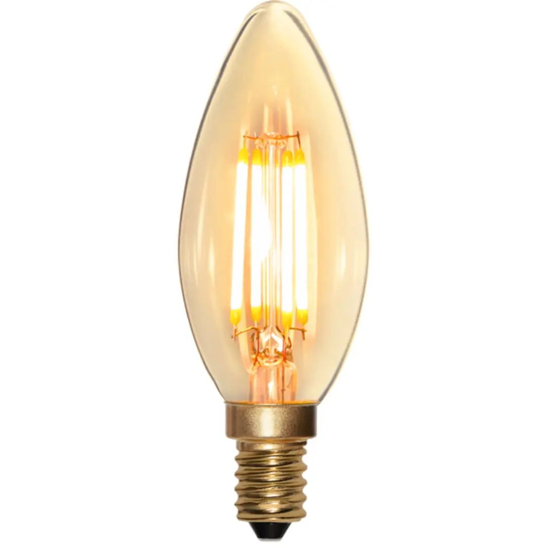 Star Trading LED Kaarslamp Filament E14 3.2W - Dimbaar Super Warm Wit