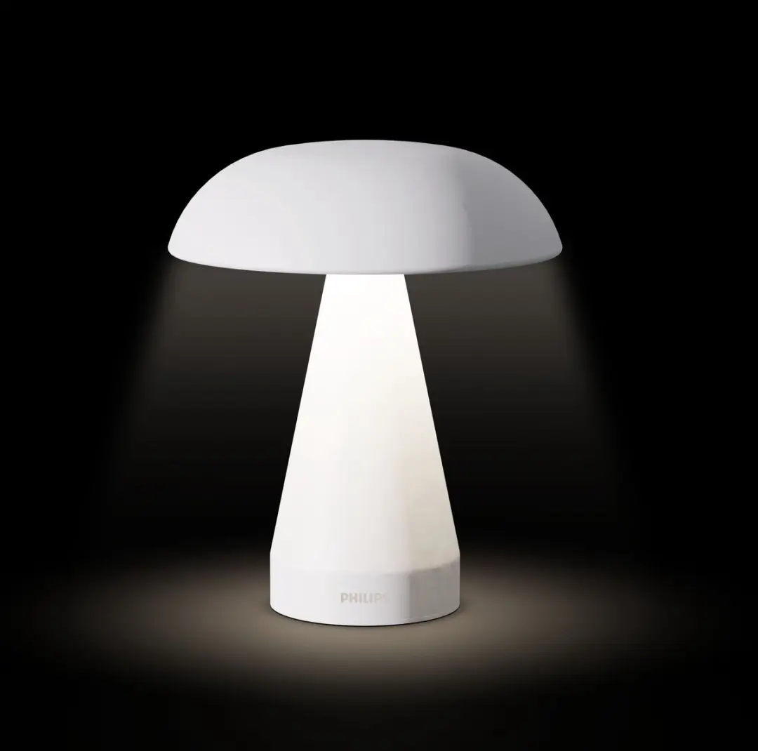 Philips Mycena Tafellamp - 2W - Wit
